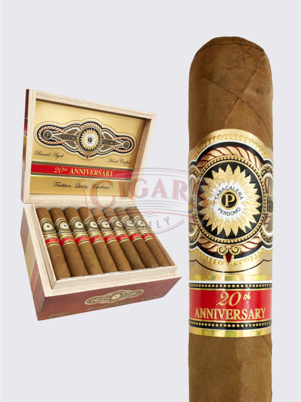Perdomo 20th Anniversary Connecticut Robusto Image.