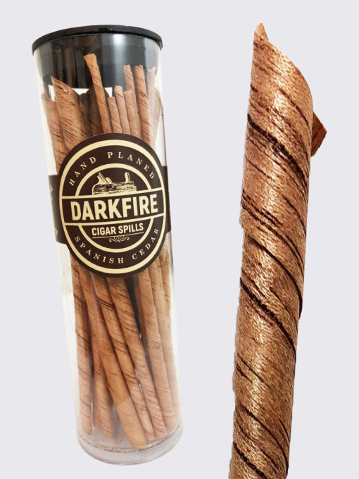 Darkfire cigar spills (6 inch)