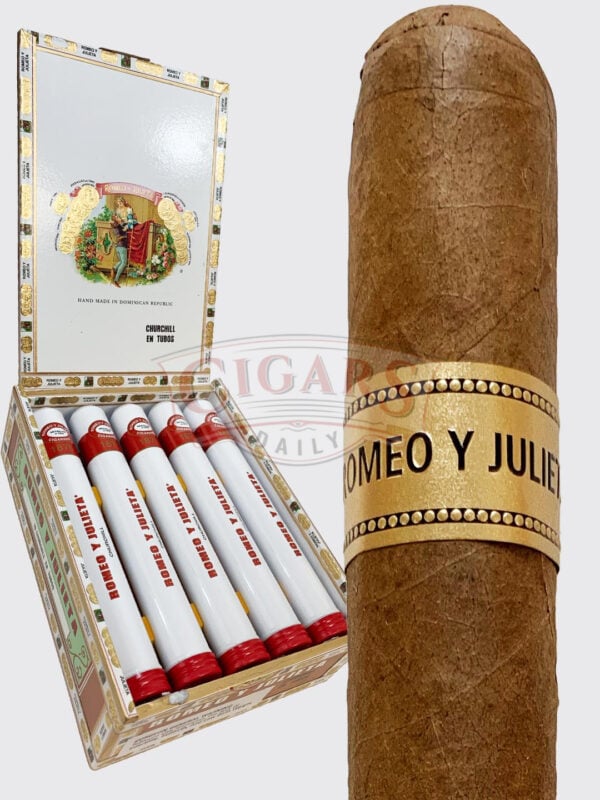 Romeo Y Julieta Churchill en Tubo Romeo Y Julieta 1875 Churchill En Tubo (7x50)