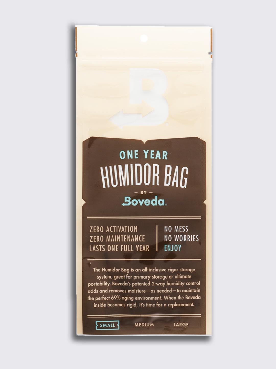 Boveda One Year Humidor Bag - Small