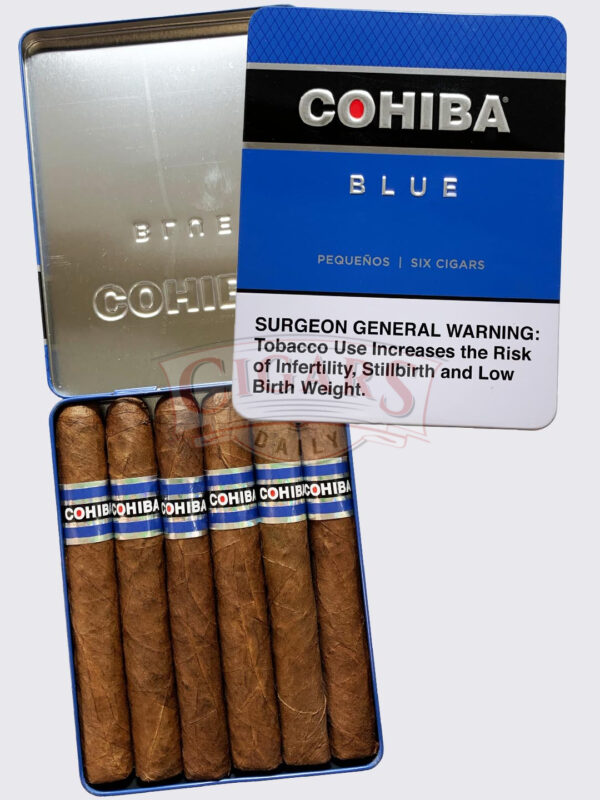 Cohiba Blue Pequenos (4 3/16x36) Tin