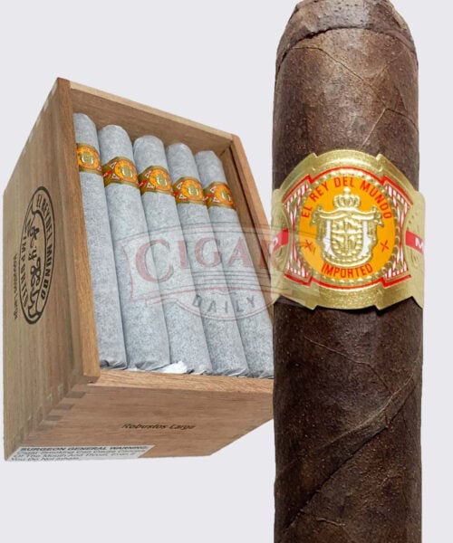 El Rey Del Mundo Toro El Rey Del Mundo Oscuro Robusto Larga (6x54)