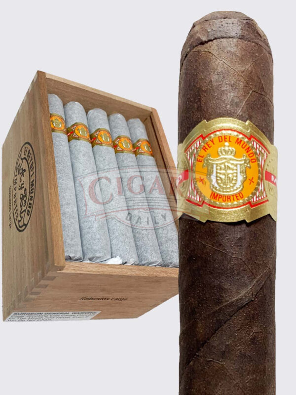El Rey Del Mundo Toro El Rey Del Mundo Oscuro Robusto Larga (6x54)