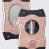 Colibri SV-Cut Cigar Cutter Black & Rose Gold