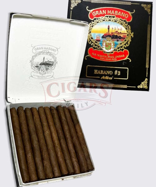 Gran Habano Minis #3 Habano Cigarillos (3.5x20) Pack of 20