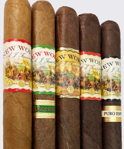AJ Fernandez New World 5-Cigar Sampler AJ Fernandez New World Variety 5 Pack With NEW Dorado