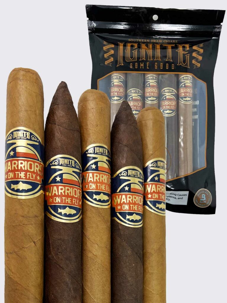 Southern Draw Ignite Warriors On The Fly 5Cigar Sampler Cigars Daily