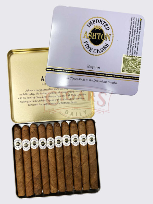 Ashton Esquire Natural (4.25x32) Tin of 10