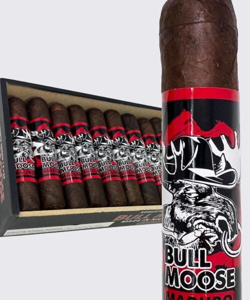 Chillin Moose Bull Moose Maduro Gigante (6x60)