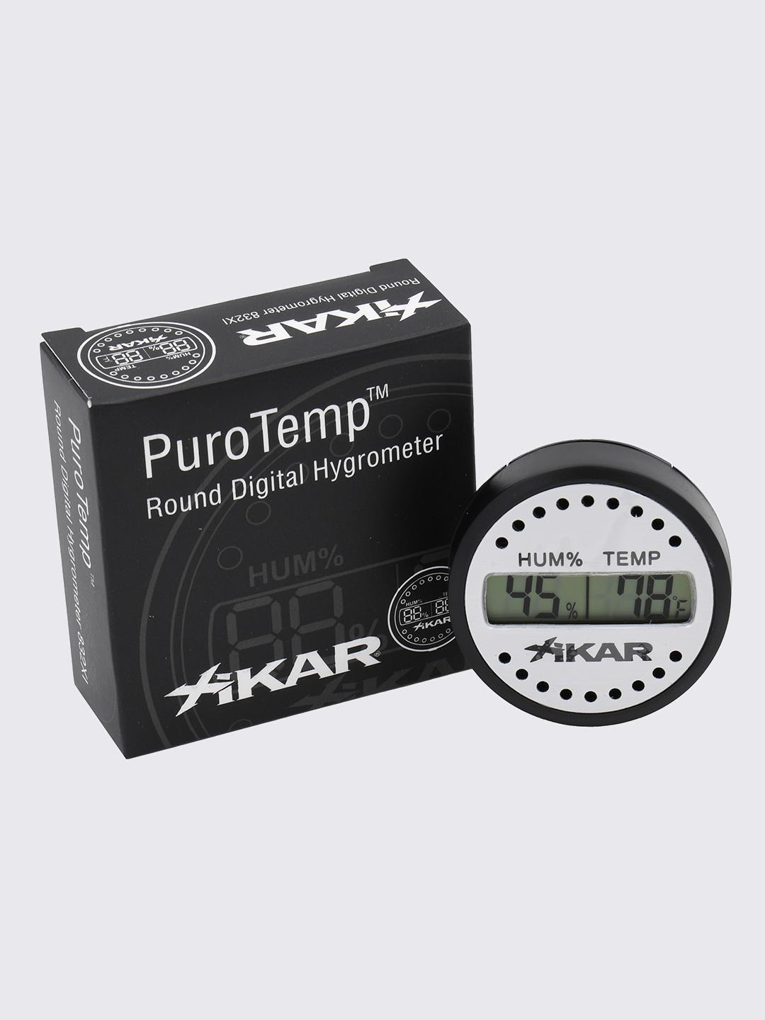 HygroSet II Round Adjustable Digital Cigar Hygrometer