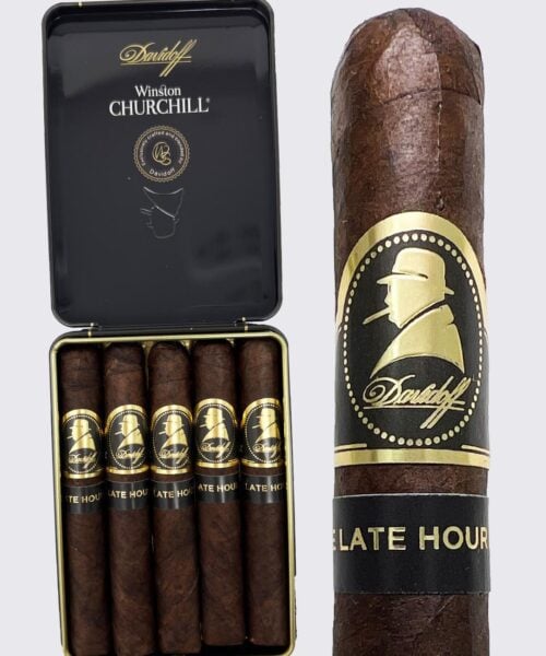 Davidoff Winston Churchill Late Hour Petit Panatela (4x38) Tin of 5