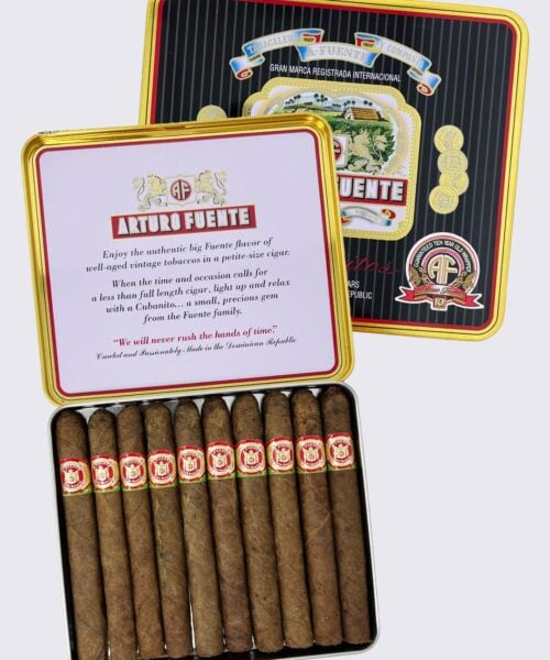 5b86a2f0-d33d-4c02-a6cd-5040ccad4d0a.jpeg Arturo Fuente Cubanitos Natural Tin of 10 (4.5x32)