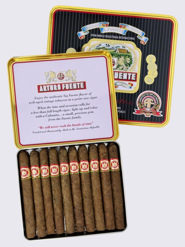 Arturo Fuente Cubanitos Natural Tin of 10 (4.5x32)