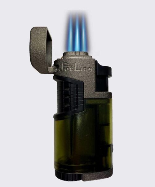 c27b9ef9-ce65-4445-b6c0-98118aaa7d03.jpeg Jetline Mr. Fatboy 4-Torch Tabletop Lighter - Green