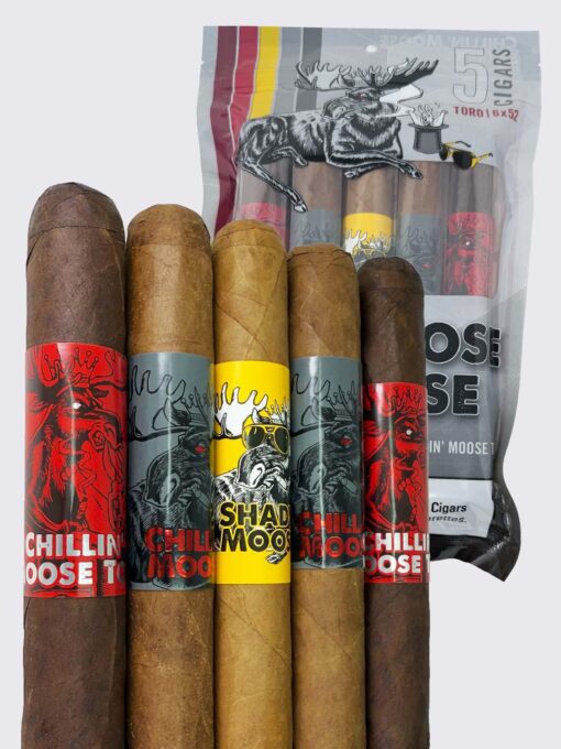 Chilin' Moose 5 Cigar Toro Sampler