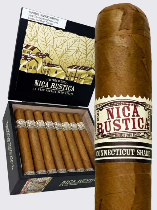 Nica Rustica Connecticut Shade Gordo (5x66)