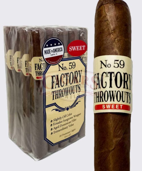 JC Newman Factory Throwouts Sweet (6.25x45) Bundle of 20 Cigars