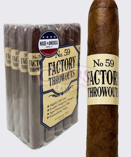 JC Newman Factory Throwouts Natural (6.25x45) Bundle of 20 Cigars