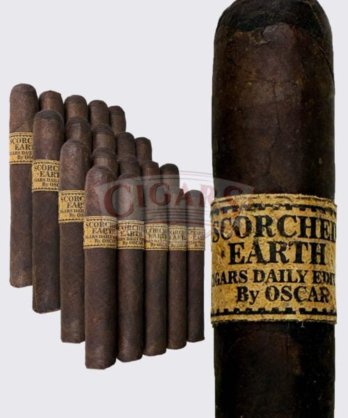 b5669e60-179d-4530-a9ec-4ce650030950.jpeg Scorched Earth By Oscar Daily Edition Maduro Toro (6x50)