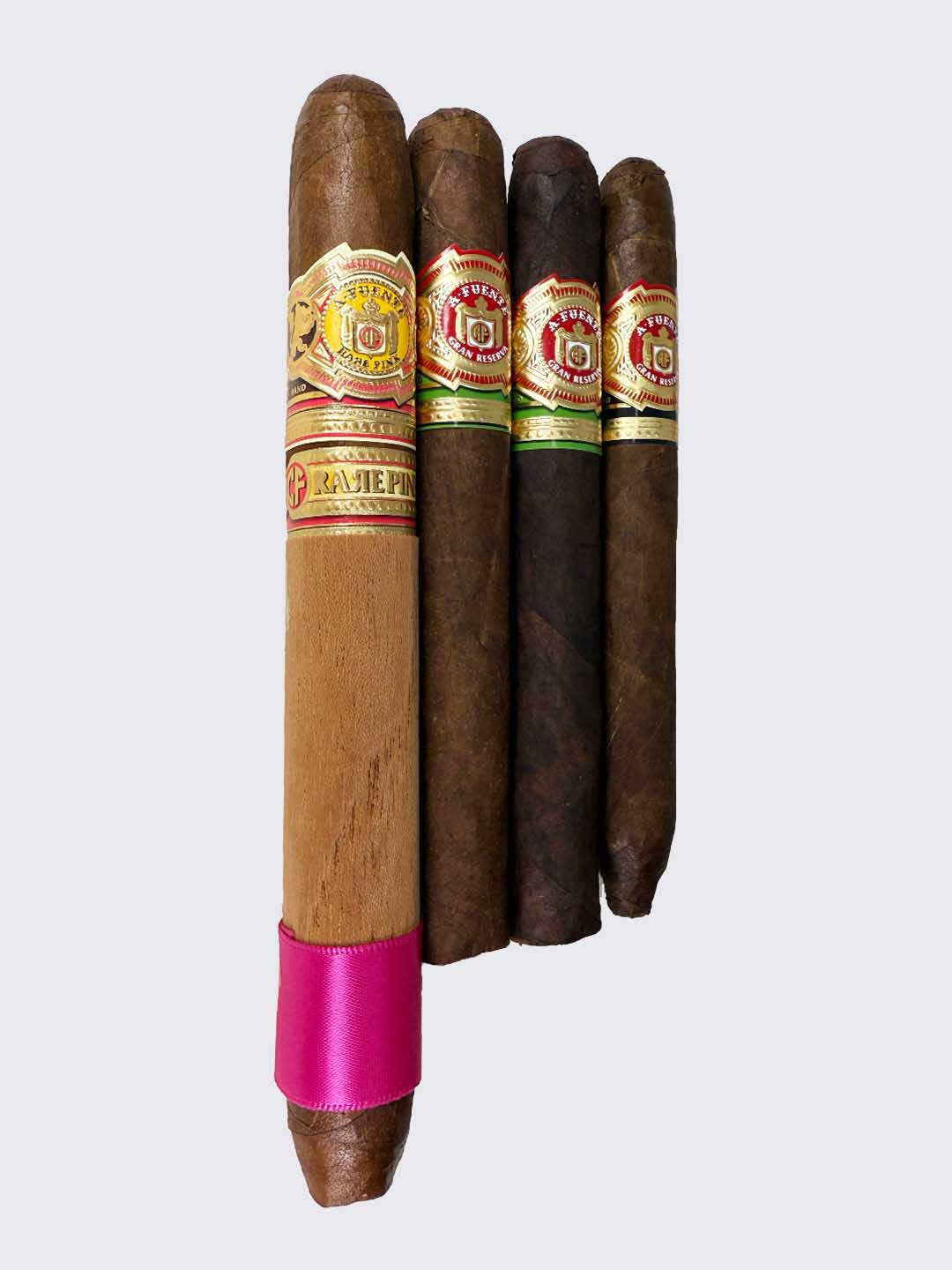 Fuente Friday Red Light 4 Cigar Sampler (With Rare Pink) - Image 2