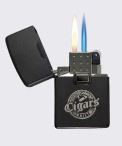 cigarette lighter dual Cigars Daily Flint Ignition Dual Flame Cigar Lighter – Cigars Daily