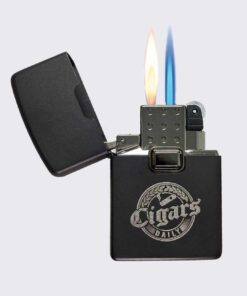 Cigars Daily Flint Ignition Dual Flame Cigar Lighter