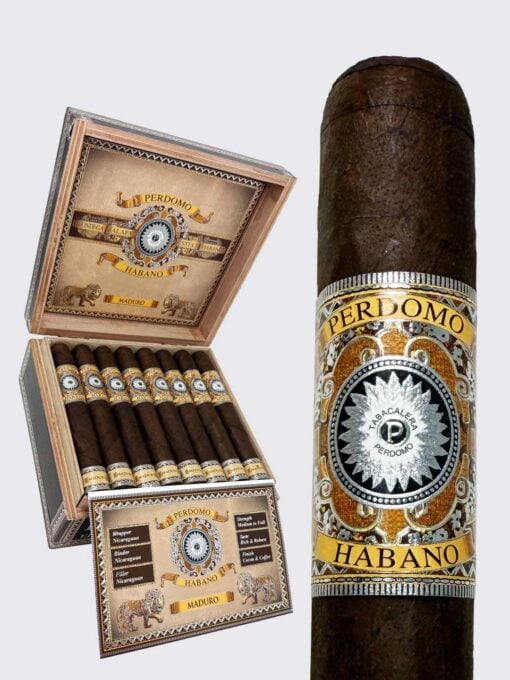 Perdomo Habano Bourbon Barrel Aged Maduro Robusto (5x54)