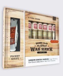 Henry Clay Warhawk 6 Cigar and Knife Gift Set