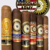 Perdomo Army 6 Cigar Challenge Coin Sampler