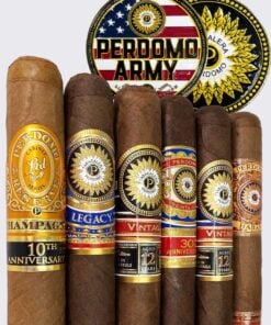 Perdomo Army 6 Cigar Challenge Coin Sampler