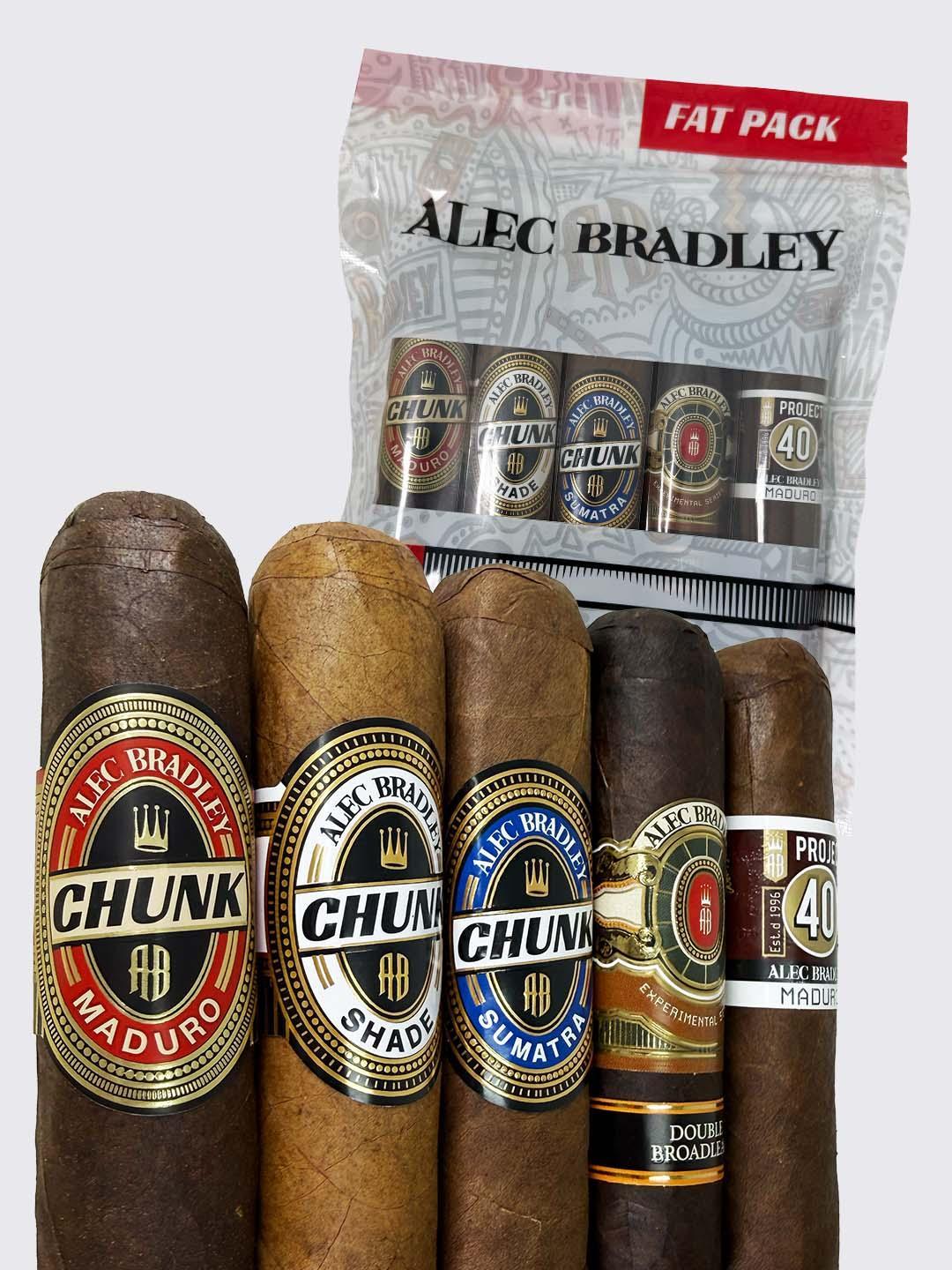 Alec Bradley Fat Pack 5 Cigar Humidified Sampler