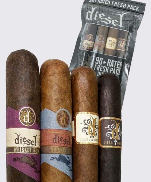 Diesel 90+ Rated 4 Cigar Fresh Pack Sampler