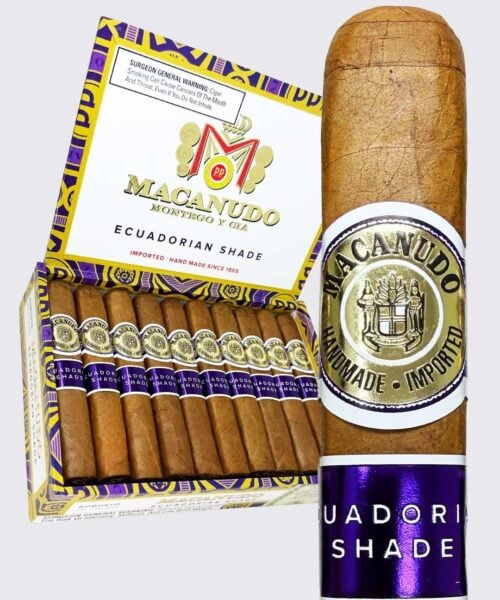 0952f514-89d3-4c59-8faf-d93e7673c090.jpeg Macanudo Ecuadorian Shade Box Pressed Robusto (5x50)