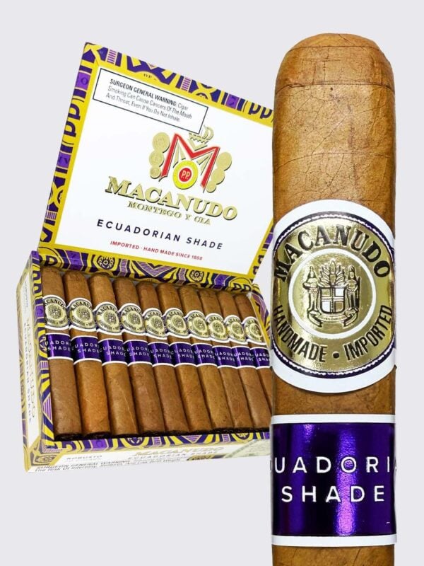 Macanudo Ecuadorian Shade Box Pressed Robusto (5x50)