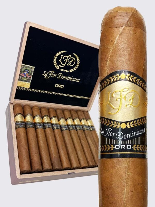 23bc2c07-74ce-40bd-a60e-e96542f7af0d.jpeg La Flor Dominicana Oro No. 6 Natural (6x54)