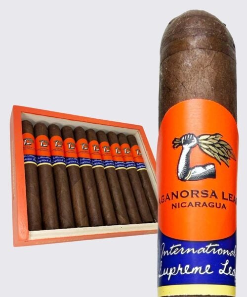 4ee4137c-cf82-477e-8ca2-504f48aa8f7f.jpeg Aganorsa Supreme Leaf International 2026 Inter Robusto (5.25x54)
