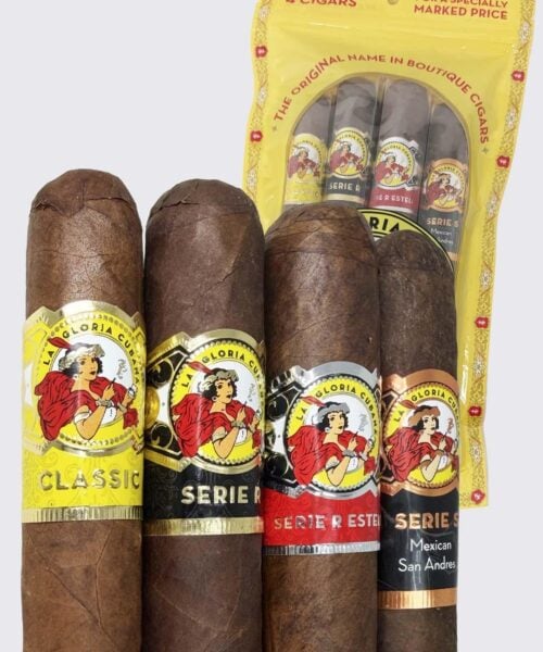 La Gloria Cubana 4 Cigar Variety Fresh Pack Sampler