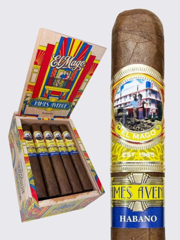 e1961faf-96ff-4aeb-b77f-f5bdb6775a46.jpeg El Mago James Avenue Habano Toro (6x54)