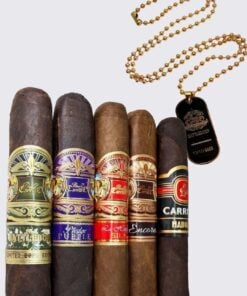 Casa Carrillo Battleborn Variety 5 Cigar Sampler With Dog Tag