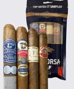Aganorsa Leaf Toro Rated CT 4 Cigars Fresh Pack Sampler