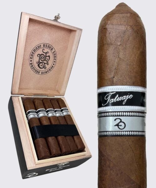 483976a8-1b58-4532-98b8-cb57231b8922.jpeg Tatuaje Black Private Reserve 20th Anniversary Robusto (5x50)