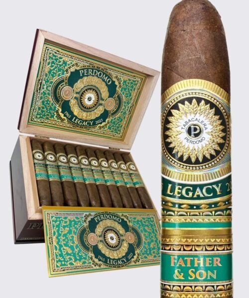 Perdomo Legacy Father & Son Nicaragua Shade Grown Gran Figurado (6x48x52x60)